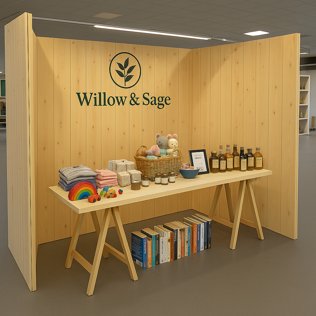 discover ibh image showing a booth with a tressle table
