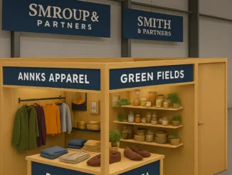 image of a sample booth rental in the indoor booth hub - opening soon